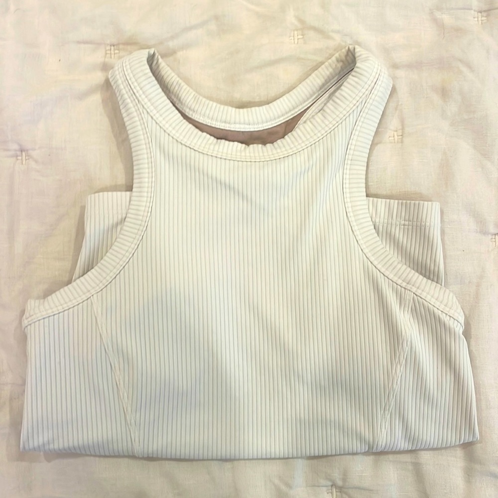 Ribbed Nulu Racerback Tank